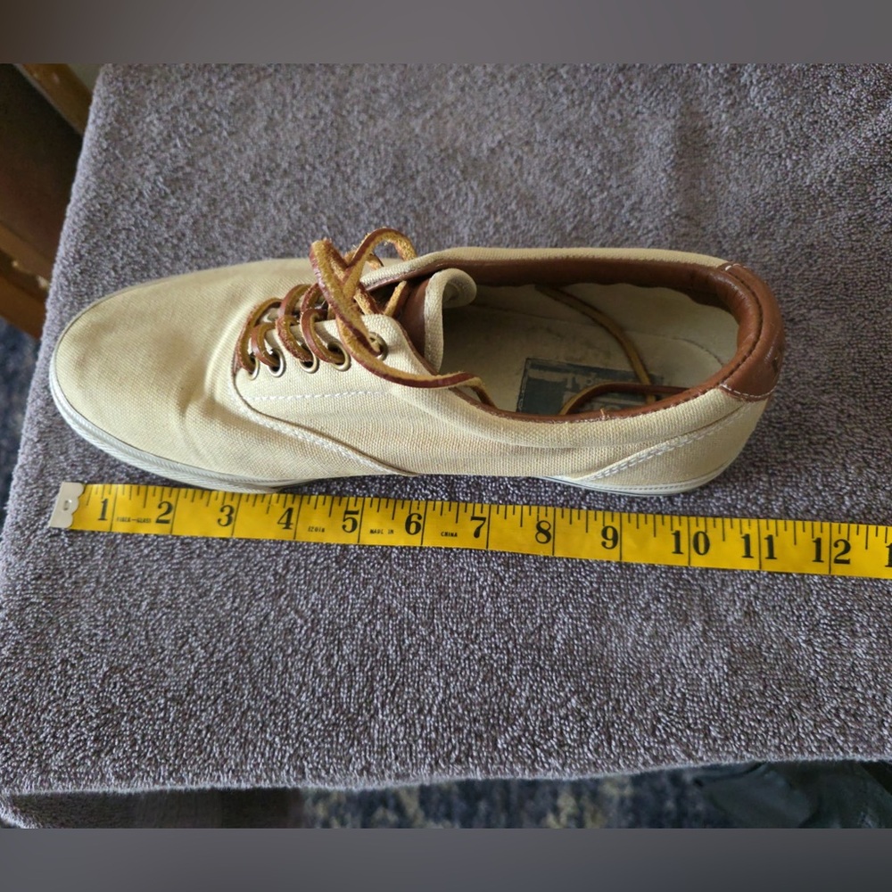 Polo Ralph Lauren Vaughn Canvas Leather Loafers - Picture 9 of 9